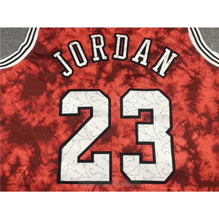 Camiseta Chicago Bulls Michael Jordan #23 Galaxy Rojo